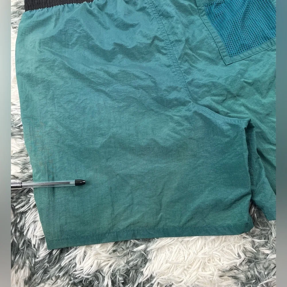 Vintage Speedo Men's Green Swim Trunks With Liner Size Large